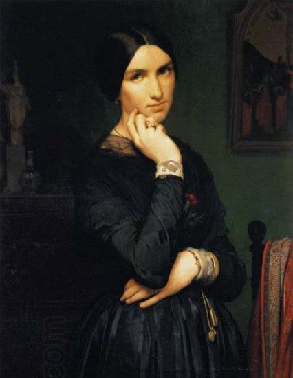 Hippolyte Flandrin Portrait of Madame Flandrin China oil painting art